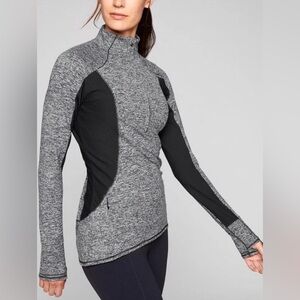 Athleta running wild half zip pullover size XXS